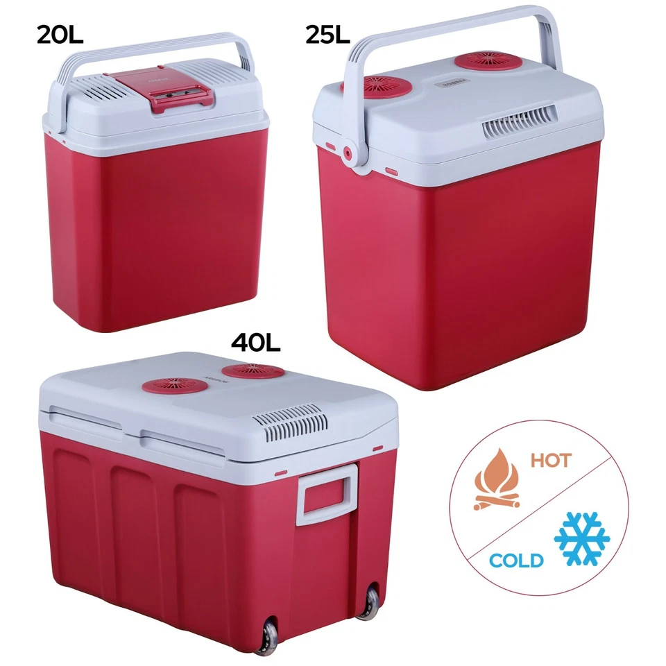 AREBOS Kühlbox Camping Thermoelektrische Warmhaltebox 12V, 230V 20/25/40L - Bild 1 von 1