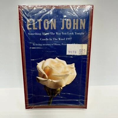 Elton John Something About the Way Candle in the Wind Cassette Single Tape New - Image 1 of 4