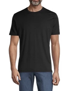 NWT Kiton Solid Black Cotton/Cashmere T-Shirt Size S $795.00*Current 2022 Style* - Picture 1 of 11