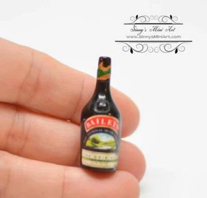 Botella miniatura Baileys/alcohol miniatura para casa de muñecas 1:12 D69 - Imagen 1 de 2