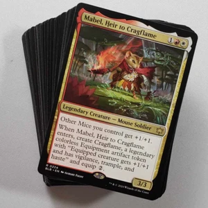 MTG Commander Mabel Heir to Cragflame Custom 100 Card EDH Deck with Rares - Picture 1 of 6