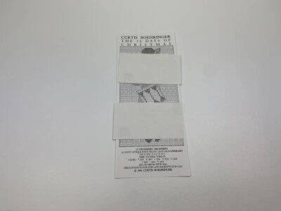 Curtis Boehringer 12 Days Of Christmas 12 Drummers Drumming Cross Stitch Pattern - Image 1 of 3