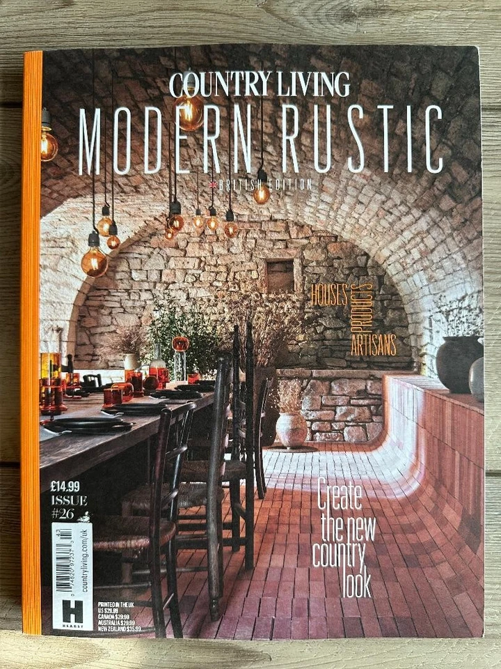Issue 26 Country Living MODERN RUSTIC Special Edition INTERIORS & DECOR British - Image 1 of 1