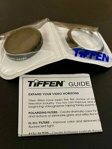 Tiffen 43mm 2pk filter set 1 each of a Clear, ND 0.6 with protective case - Picture 1 of 3