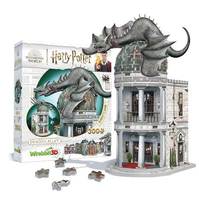 Harry Potter Gringotts Bank 3D Puzzle Diagon Alley Collection Adult Puzzle - Image 1 of 4