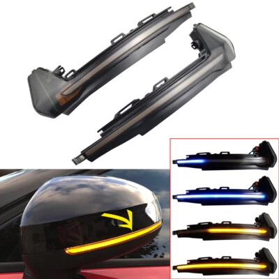 Luz de señal de giro LED secuencial para AUDI A1 8X 2011 2012 2013-2018 amarillo azul Foto 1 de 4