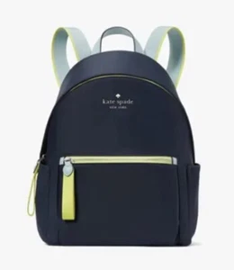 Kate Spade New York Chelsea Medium Women's Fashion Nylon Backpack In Blazer Blue - Picture 1 of 5