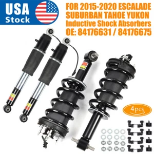 Front Strut Assy + Rear Shock Absorber for Cadillac Escalade GMC Yukon 2015-2020 - Picture 1 of 7