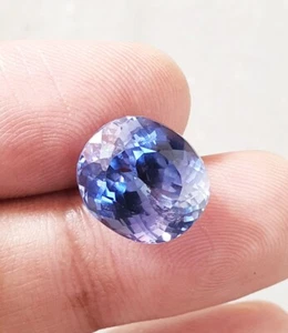 12.50Ct Flawless Cushion Cut Ceylon Cornflower Lab Grown Blue Sapphire Loose Gem - Picture 1 of 11