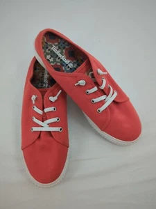  Timberland Skyla Bay Canvas Pantolette Slide Sneaker Clog hellrot/koralle Damen 9,5 - Bild 1 von 21