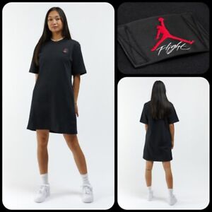 Nike Jordan Essential Dress, short-sleeved, pockets, Sz Small, Black DC2162-010