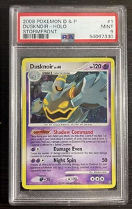 2008 Pokemon Diamond & Pearl Stormfront #1 Dusknoir Holo PSA 9 Mint - Picture 1 of 2