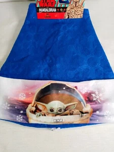 Star Wars Baby Yoda Felt Santa Hat Holiday The Mandalorian Blue Christmas - Picture 1 of 4