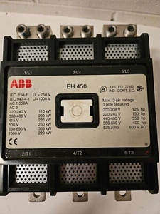 Contattore ABB EH 450 | 1000V 3 poli | Bobina 120v | Ottimo! - Foto 1 di 6