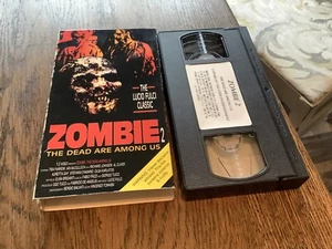 ZOMBIE 2 The Dead Are Among Used VHS Lucio Fulci RARE OOP 1992 Press EDDE Horror - Foto 1 di 2