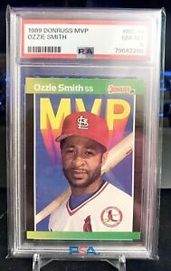 1989 Donruss MVP Ozzie Smith #BC-14 PSA 8 NM-MT Cardinals