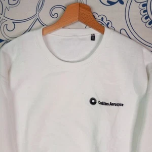 COLLINS AEROSPACE FELPA AZIENDALE WORKWEAR SWEATSHIRT FIRMENARBEITSKLEIDUNG TG M - Imagen 1 de 11