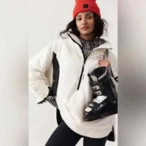Free People Movement Ski Climber Fleece Oversized Plush Winter Jacket Size Small - Picture 1 of 3