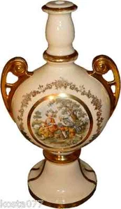 Vintage Victorian Style Ceramic Lamp Body Base For Crafts - Picture 1 of 9