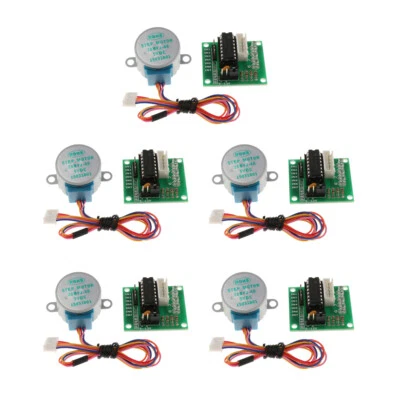 5 Stück DC5V Schrittmotor 28BYJ 48 ULN2003 Fahrer platine für Raspberry PI - Bild 1 von 4