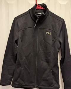 Fila Sport Live In Motion Jacket Coat Women Medium Black Long Sleeve NEW - Picture 1 of 3