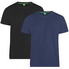 D555 Mens Fenton Round Neck T-shirts (Pack Of 2) (DC210)