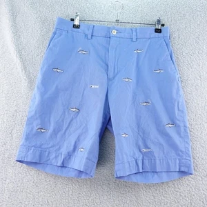 Pantalones Cortos Polo Ralph Lauren Para Hombre 30 Azul Bordado Pescado y Esqueleto AOP Golf - Imagen 1 de 7
