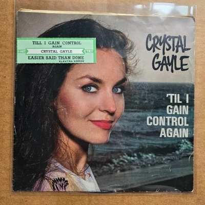 Виниловая пластинка CRYSTAL GAYLE Till I Gain Control/Easier Said Than Done 45 7 дюймов - Изображение 1 из 4