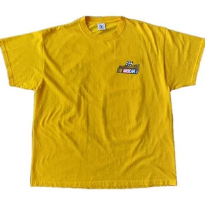 Vintage NASCAR Y2K 2000 Official "Feel The Thunder!" RACETRACKS Gold T-Shirt XL - Picture 1 of 6