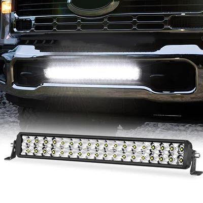 For 2011-2016 Ford F250 F350 Lower Bumper Mount 20"Inch LED Work Light Bar Combo Foto 1 de 4