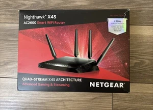 Netgear Nighthawk X4S Smart WiFi Router Czarny AC2600 Mbps Bezprzewodowy dwuzakresowy - Zdjęcie 1 z 3