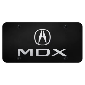 Placa de matrícula negra con licencia - Grabada con láser para Acura MDX - AUGD3868 - Imagen 1 de 2