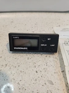 Vintage Sparkomatic w/ Directions LCD Clock Untested - Picture 1 of 8