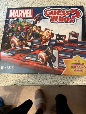 🎲 Marvel Guess Who Board Game Hasbro 6+ Complete  - Image 1 of 2