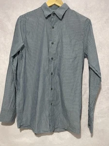 Camicia Wrangler uomo con bottoni manica lunga cotone a righe taglia S #434 - Foto 1 di 7