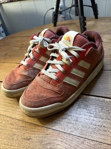 Adidas Originals Forum Low CL Summer Camp OG Mens 7 Shoes Red Suede - Picture 1 of 11