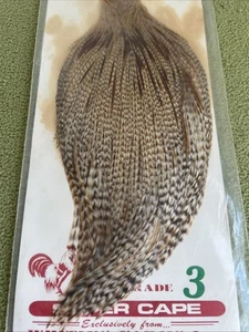 Vintage Whiting Med Ginger Barred Super Cape Grade 3/pro - Picture 1 of 5