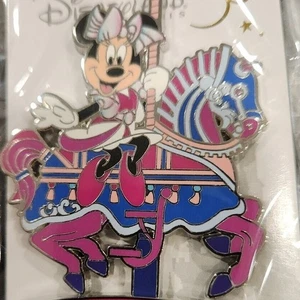 Disney Pin MINNIE CAROUSEL HORSE FANTASY 30 Disneyland Paris DLP LE 700 00014E - Picture 1 of 5