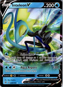 Inteleon V 049/192 SWSH02: Rebel Clash Ultra Rare - NM - Picture 1 of 2