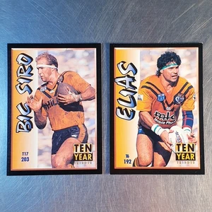 Dynamic Series 2 Rugby League 1994 NRL diez años (2 cartas) Balmain Tigers - Imagen 1 de 2