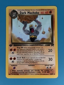 2000 Pokémon Game, 1st Edition, Team Rocket, DARK MACHOKE, 40/82 - Picture 1 of 7