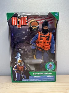 Gi Joe Navy Deep Sea Diver 2002 Real Diving Action 1/6 Scale 12" Figur NRFB MIB - Bild 1 von 12
