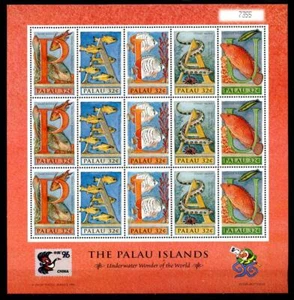 Palau: 1996 Underwater Wonder of the World Miniature Sheet (388) MNH - Picture 1 of 1