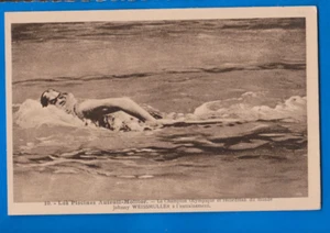 1930 SCHWIMMBAD PARIS SCHWIMMEN JOHNNY WEISSMULLER USA TARZAN OLYMPISCHE SPIELE - Bild 1 von 2