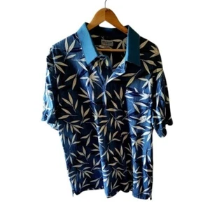 Windham Pointe Tropical Print Polo Style Shirt Size XL Hawaiian - Picture 1 of 4