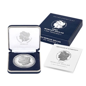 2024-S $1 Proof Morgan Silver Dollar Box, OGP & COA - Picture 1 of 3
