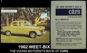 Vanguard Six - WEET-BIX 1962 "The young motorist's book of CARS. - Picture 1 of 3