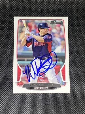 Mark Reynolds Cleveland Indians 2013 Bowman Signed Auto Card #112 ~ COA - Image 1 of 3