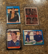 (4) Greg Swindell 1987 Fleer Donruss Sportflics Rookie Card RC Update 