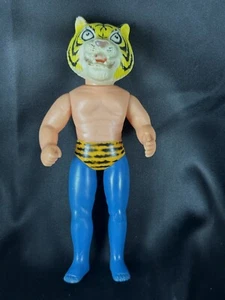Figura de vinilo suave Nakajima Seisakusyo vintage máscara de tigre más antigua 1969 Nakajima - Imagen 1 de 15